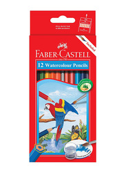 Faber-Castell Parrot Design Watercolour Pencils, 12-Piece, Multicolour