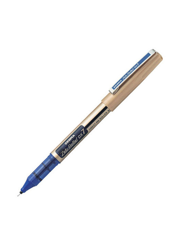 Zebra Dx7 Liq Ink Rollerball Pen, Blue