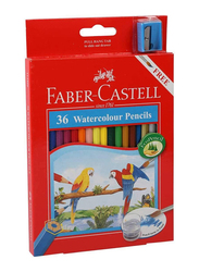 Faber-Castell Watercolour Pencil and Brush Set, 36 Pieces, Multicolour