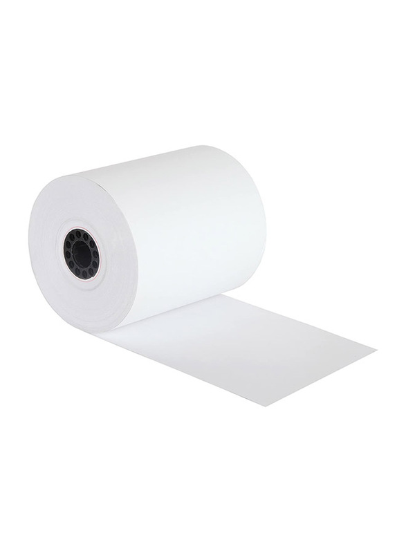FHS Retail Guaranteed Length Thermal Receipt Paper Rolls, 3 1/8" x 230', 50 Pieces, White