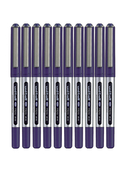 Uniball 10-Piece Eye Micro Gel Ink Rollerball Pen Set, 0.5mm, Blue
