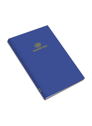 FIS Single Ruled Manuscript Book, 8mm, 192 Sheets, F/S Size, Blue