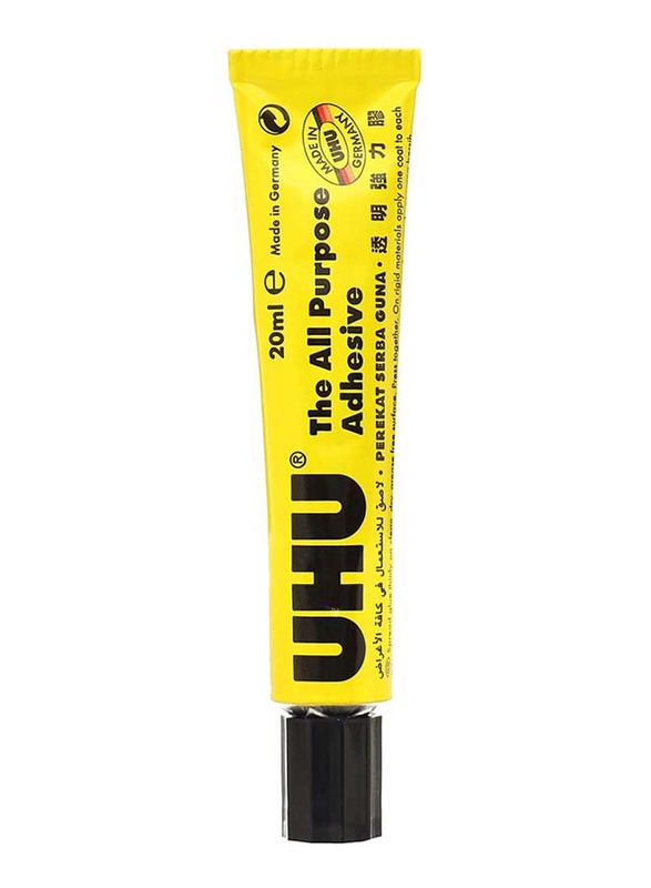 UHU All Purpose Adhesive Glue, 20ml, Clear