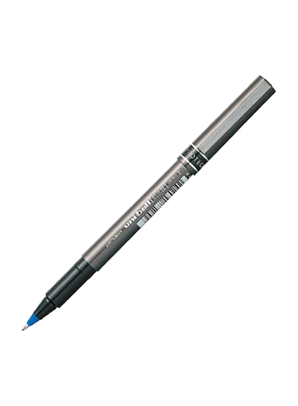 Uniball 12-Piece Micro Deluxe Rollerball Pen Set, 0.5mm, UB-155, Blue