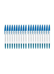 Reynolds 20-Piece 045 Fine Carbure Ballpoint Pen Set, Blue