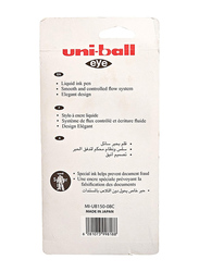 Uniball 8-Piece Eye Liquid Ink Rollerball Pen Set, 0.5mm, Blue