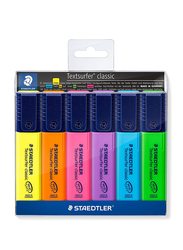 Staedtler Textsurfer Classic Highlighter Set, 6-Piece, Multicolour
