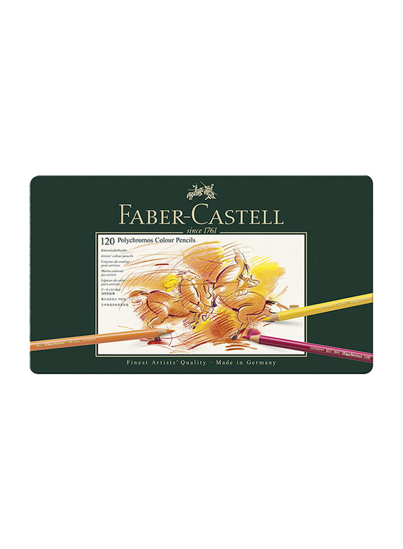 

Faber-Castell 120-Pieces Polychromos Artists Color Pencils Set, Multicolour