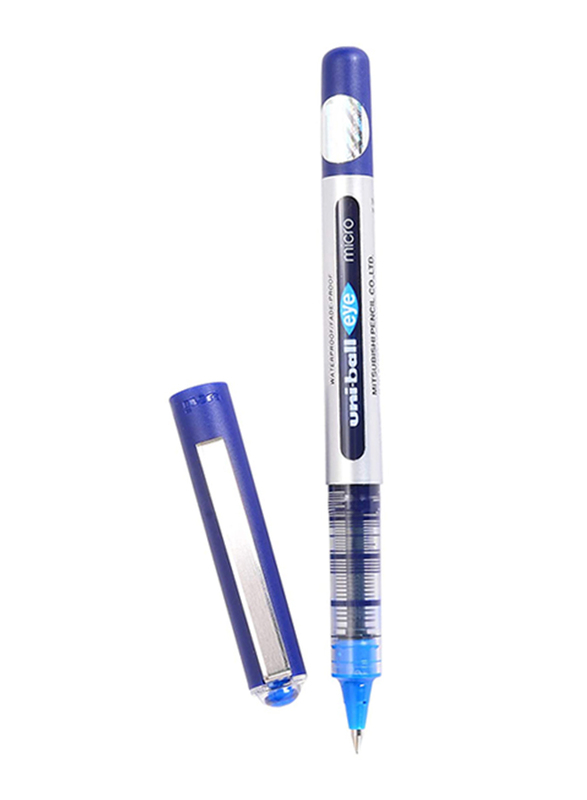 Uniball 10-Piece Eye Micro Rollerball Gel Ink Pen Set, 0.5mm, UB-150, Blue