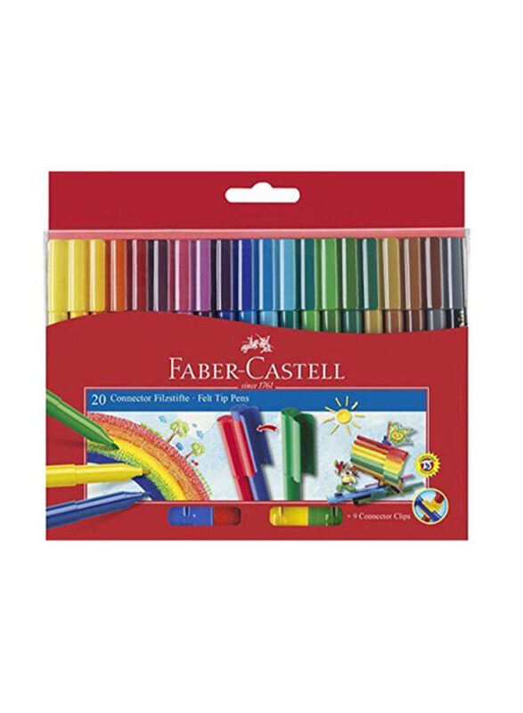 

Faber-Castell Colored Pen Set, 20 Pieces, Multicolour