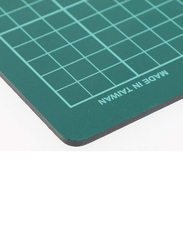 Kw-Trio Taiwan Double-Sided A3 Cutting Mats with Grid, Green
