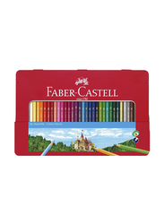 Faber-Castell 36-Piece Classic Pencils Colour In A Flat Metal Tin, Multicolour