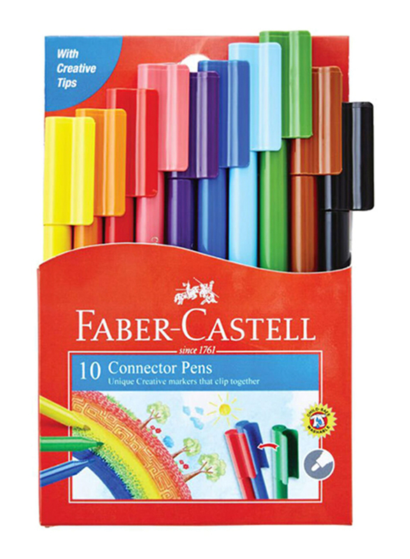 فابر كاستل 11150 طقم اقلام ملونة، 10 قطع، متعدد الألوان