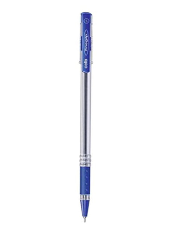 Cello 50-Piece Finegrip Ball Pen Set, CFGBLB, Blue