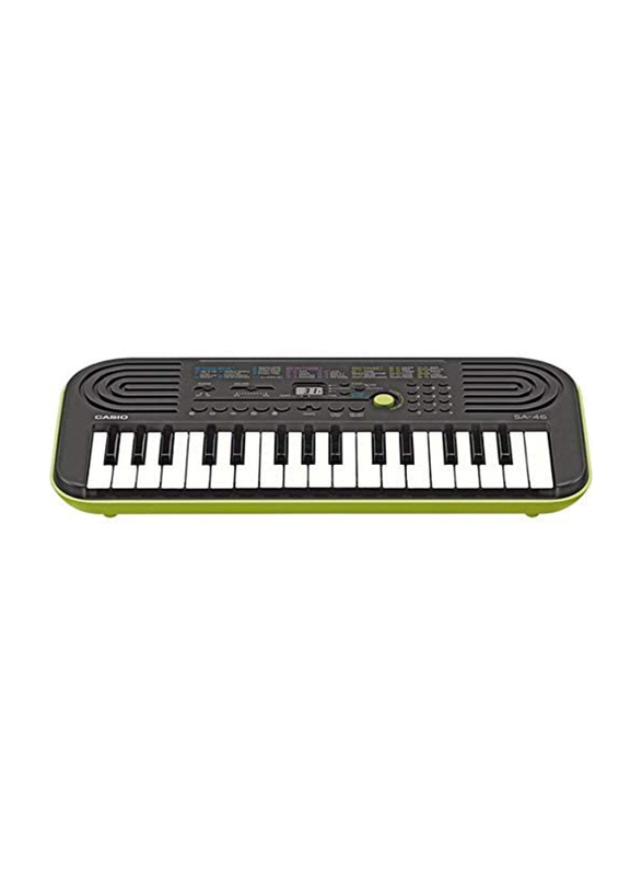 Casio SA-46 Electronic Music Keyboard, 32 Keys, Black