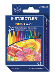 Staedtler Noris Club Wax Crayon Set, 24 Pieces, Multicolour