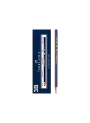 Faber-Castell 12-Piece Goldfaber 1221 3B Pencil Set, Purple