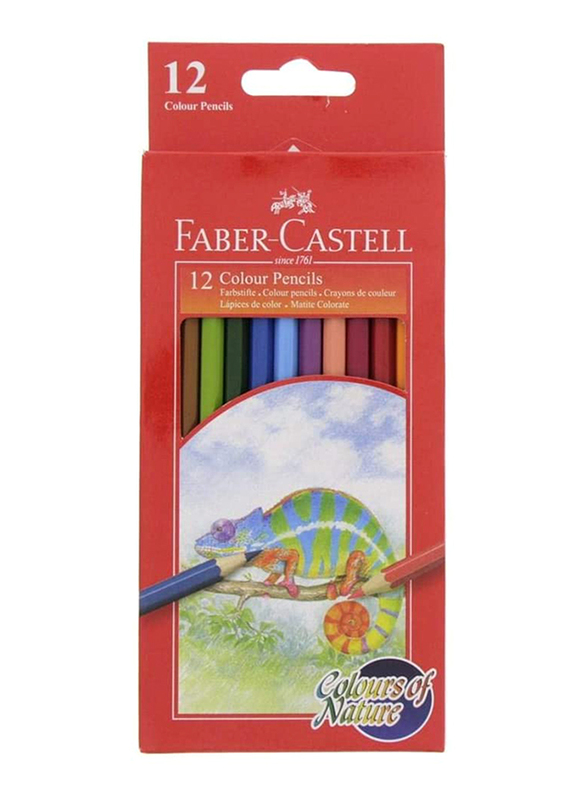 Faber-Castell Nature Colour Pencil Set, 12 Piece, Multicolour