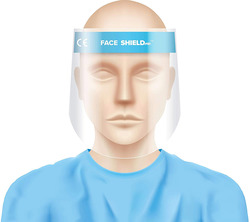 Sshieldme PET Face Shield, Clear