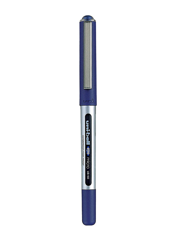 Uniball 2-Piece Eye Micro Rollerball Pen Set, 0.5mm, Blue