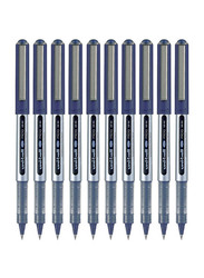 Uniball 10-Piece Eye Micro Rollerball Pen Set, 0.5mm, Blue