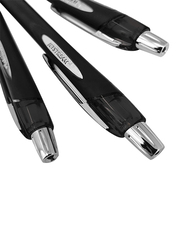 Uniball 14-Piece Jetstream Retractable Rollerball Pen Set, 1.0mm, Black