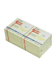 FIS Sticky Note Pad, 4 x 300 Sheets, Yellow