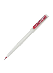 Uniball 12-Piece Compo Ultra Fine Pen Set, 0.3mm, White/Red