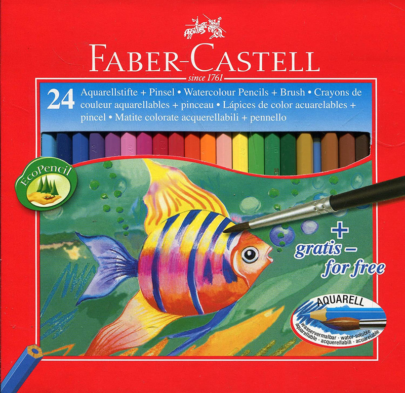 Faber-Castell Design Series Watercolour Painting Pencil Set, 24 Piece, Multicolour