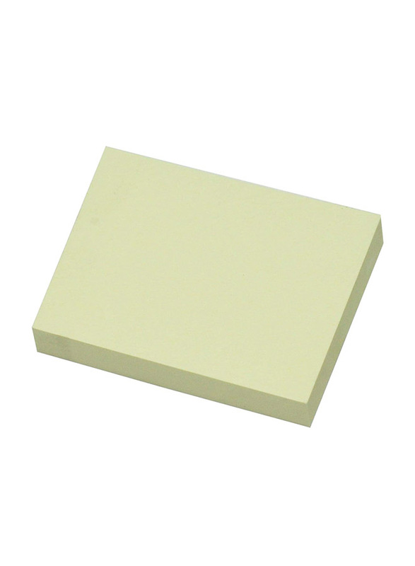 FIS Sticky Note Pads, 100 Sheets x 12 Pieces, Yellow