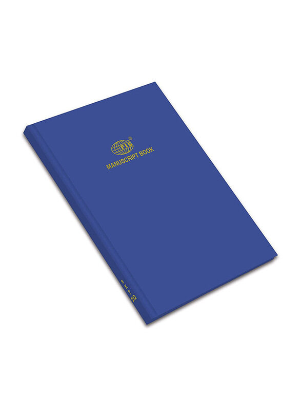 

FIS Manuscript 8mm Single Ruled Books, 9 x 7 inch, 96 Sheets, Blue