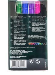Faber-Castell 6-Piece Whiteboard Slim Wallet Marker Set, Multicolour