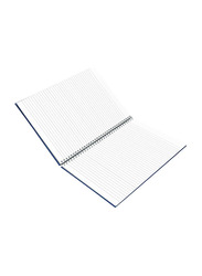 FIS Manuscript Books, 8mm Single Ruled with Spiral, 96 Sheets, 2 Quire, A4 Size
