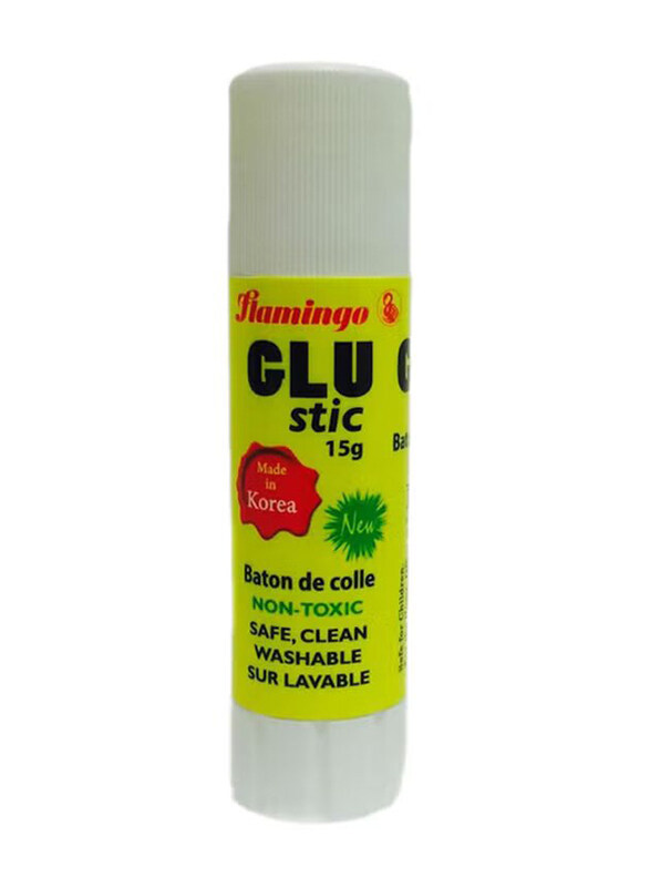 Flamingo Adhesive Glue Stick, White