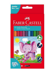 Faber-Castell Jumbo Buntstifte Jumbo Colour Pencils Set, 1 Piece, Multicolor