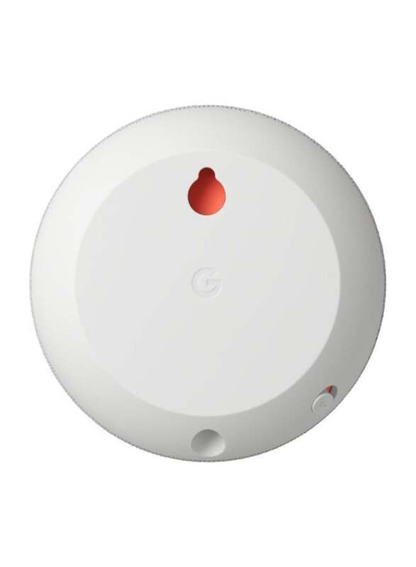 Google Nest Mini 2nd Generation Speaker with Google Assistant, Chalk