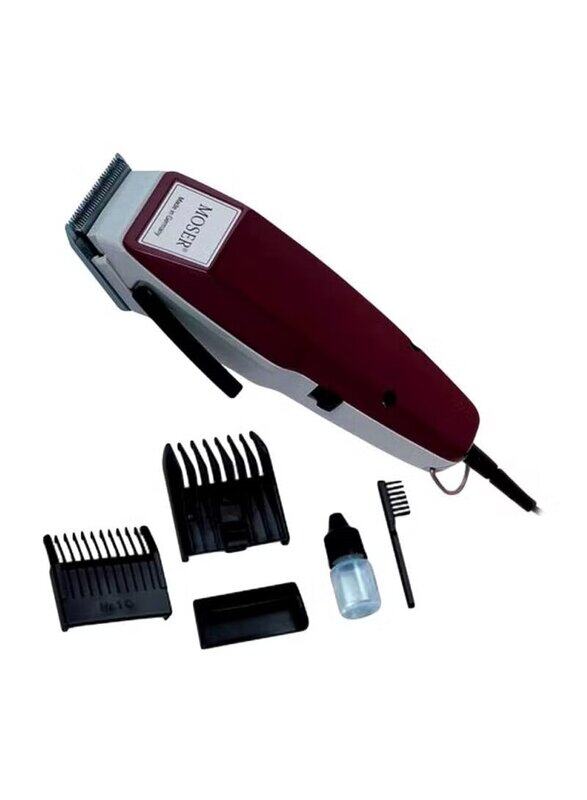 

Moser Professional Corded Hair Clipper, 1400 - 0150, Red/White