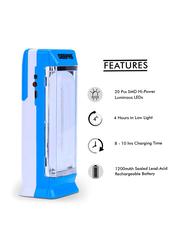 Geepas Rechargeable LED Emergency Lantern, GE53014, Blue/White