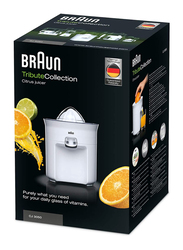 Braun CJ3050 Citrus Press Electric Juicer, 60W, White