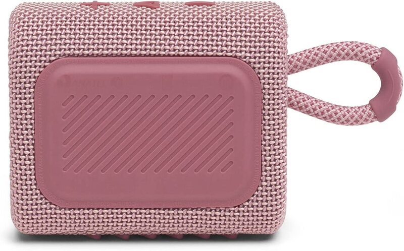 JBL Go 3 Portable Waterproof Speaker, JBLGO3PINK, Pink