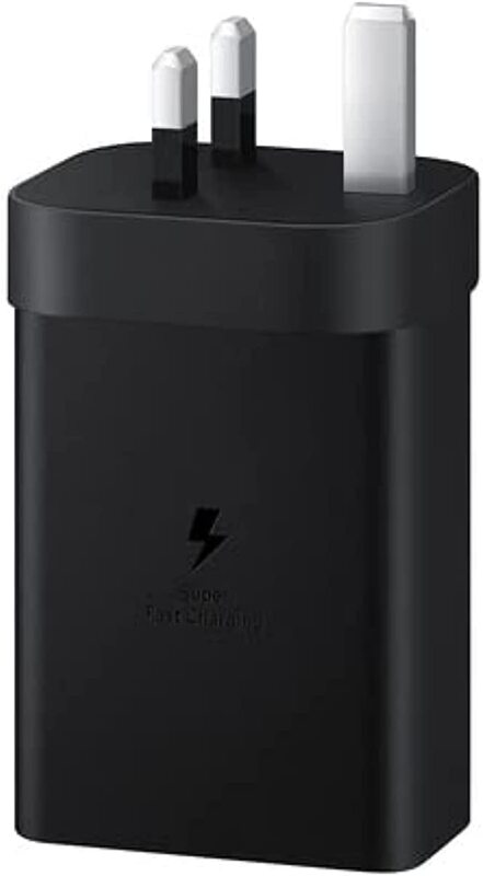 Samsung Super Fast Charging Power Adapter Trio, 65W, EP-T6530NBEGAE, Black