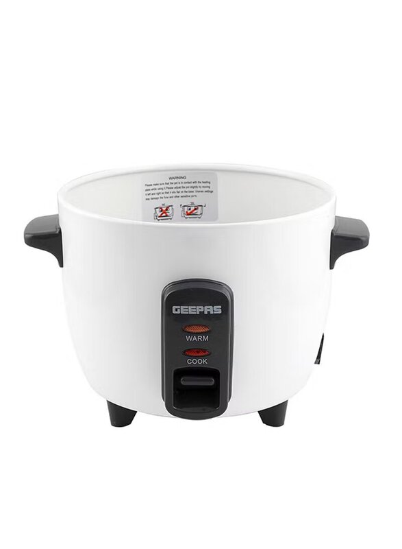 Geepas Electric Rice Cooker, GRC4324, White