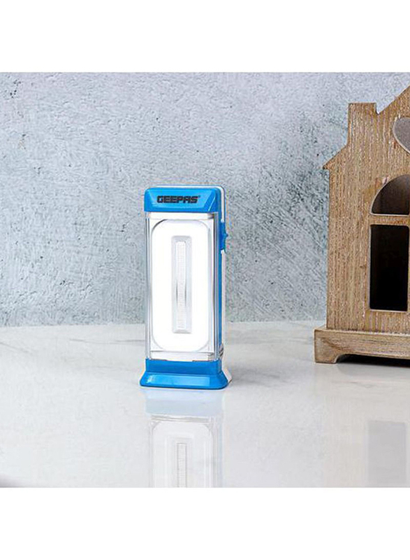 Geepas Rechargeable LED Emergency Lantern, GE53014, Blue/White