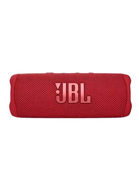 JBL Flip 6 Portable IP67 Waterproof Speaker, Red