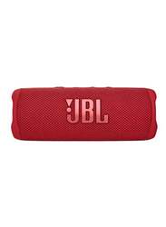 JBL Flip 6 Portable IP67 Waterproof Speaker, Red