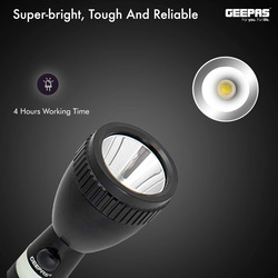 Geepas 287mm Flash Light, GFL3803, Black