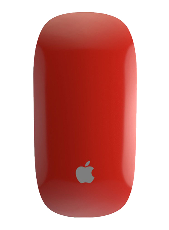 Merlin Craft Apple Wireless Optical Magic Mouse 2, Red Glossy
