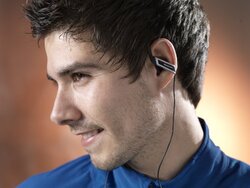 Panasonic Water Resistant Sports Wired In-Ear Earphones, RP-HS200E-K, Black