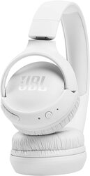 JBL Tune 510BT Wireless Over-Ear Headphones, JBLT510BTWHTEU, White