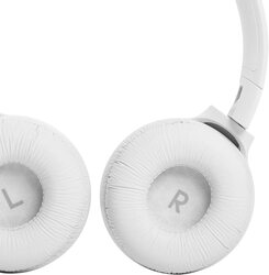 JBL Tune 510BT Wireless Over-Ear Headphones, JBLT510BTWHTEU, White